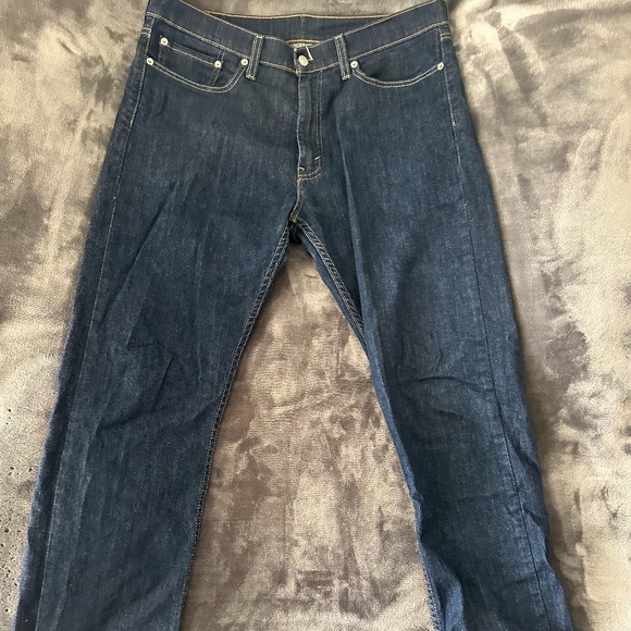 LEVI’s 513 Vintage 90s Grunge Dark Wash Jeans 34 x 32 - Picture 1 of 4